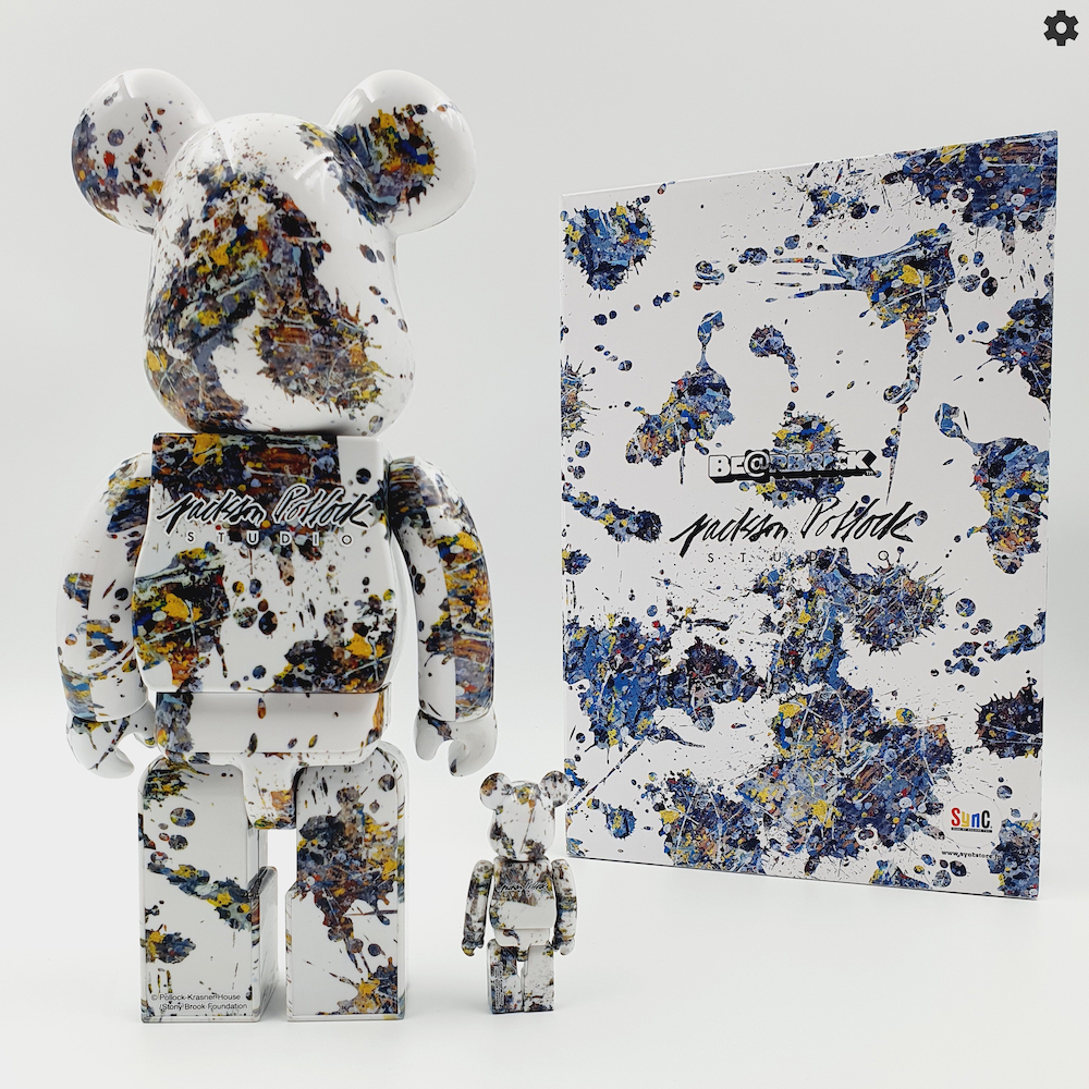 ベアブリック Jackson Pollock 100％ & 400％ - アート用品