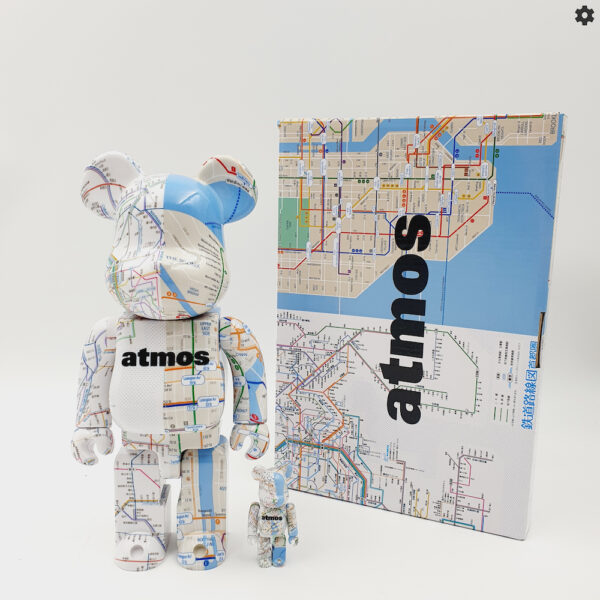 BE@RBRICK ATMOS SUBWAY 400% 100% 2021 - Front View