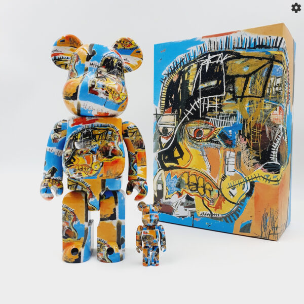 BE@RBRICK JEAN MICHEL BASQUIAT V 10 400% 100% - Front View