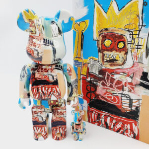 BE@RBRICK JEAN MICHEL BASQUIAT V6 400% 100% 2020 - Front View