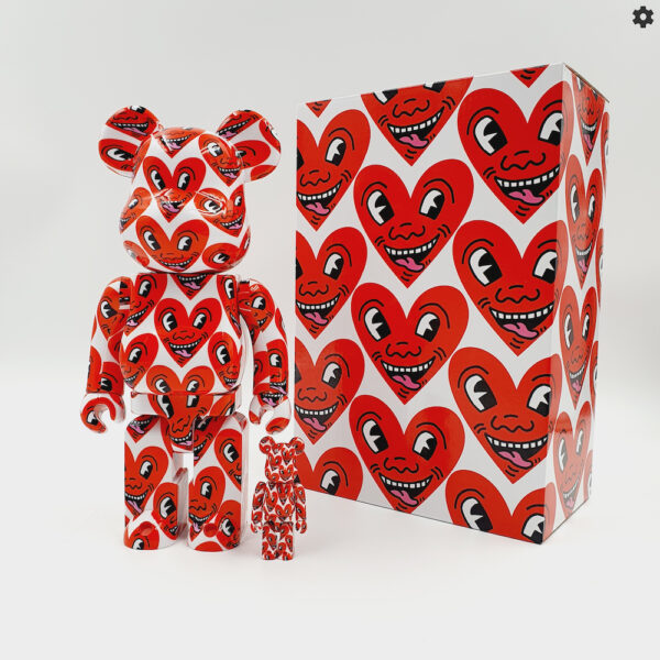 BE@RBRICK KEITH HARING V6 4000% - Front View
