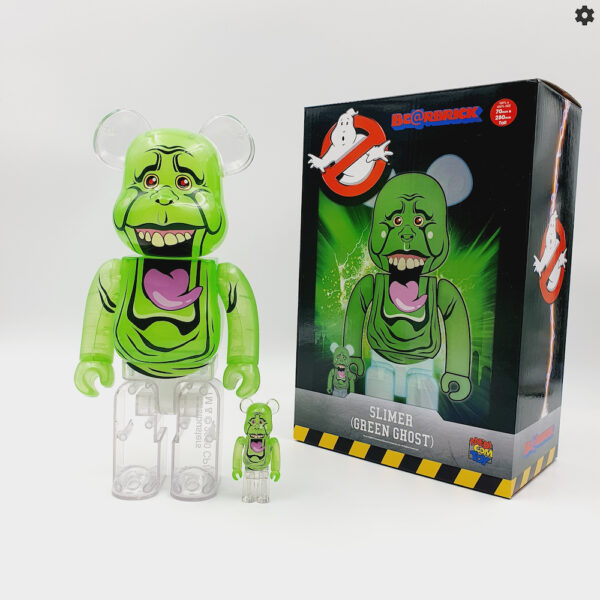 BE@RBRICK SLIMER（GREEN GHOST）100％ & 400％ 2020 - Front View