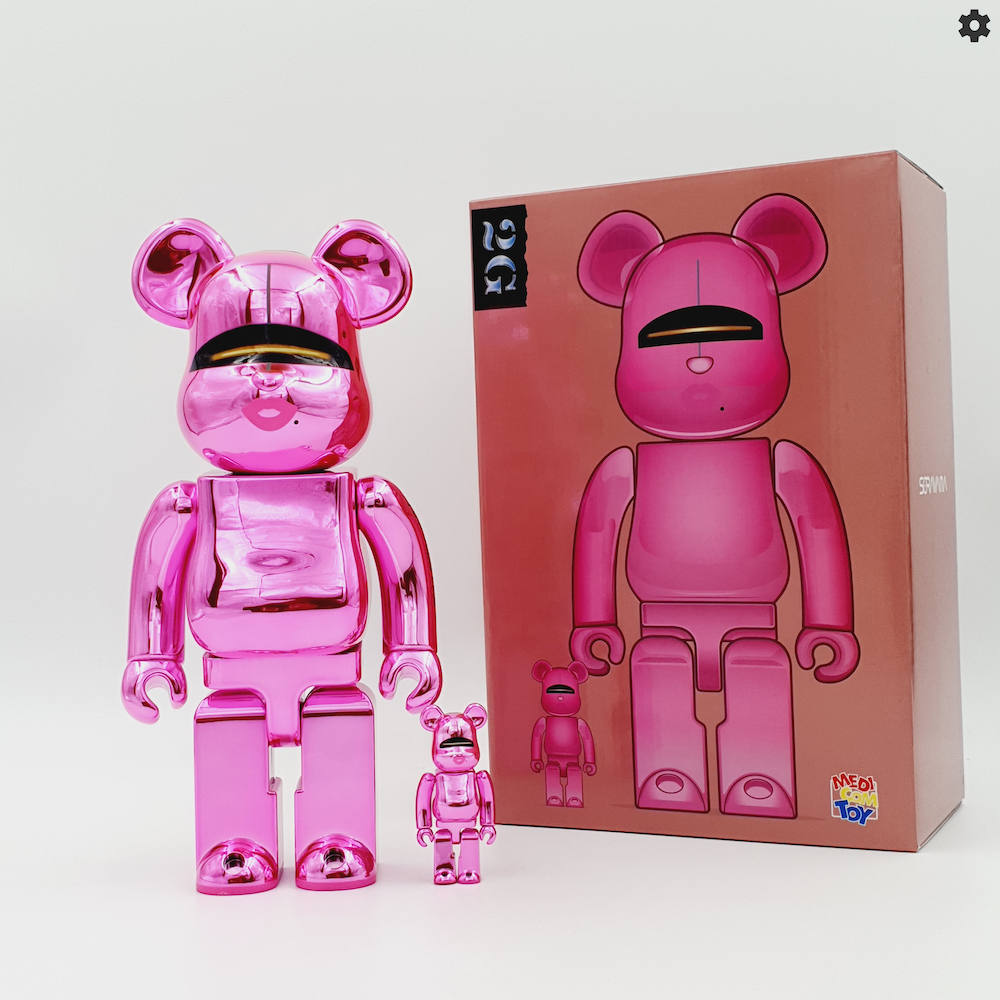 BE@RBRICK SORAYAMA × 2G PINK GOLD Ver. 100％ & 400％ 2022 