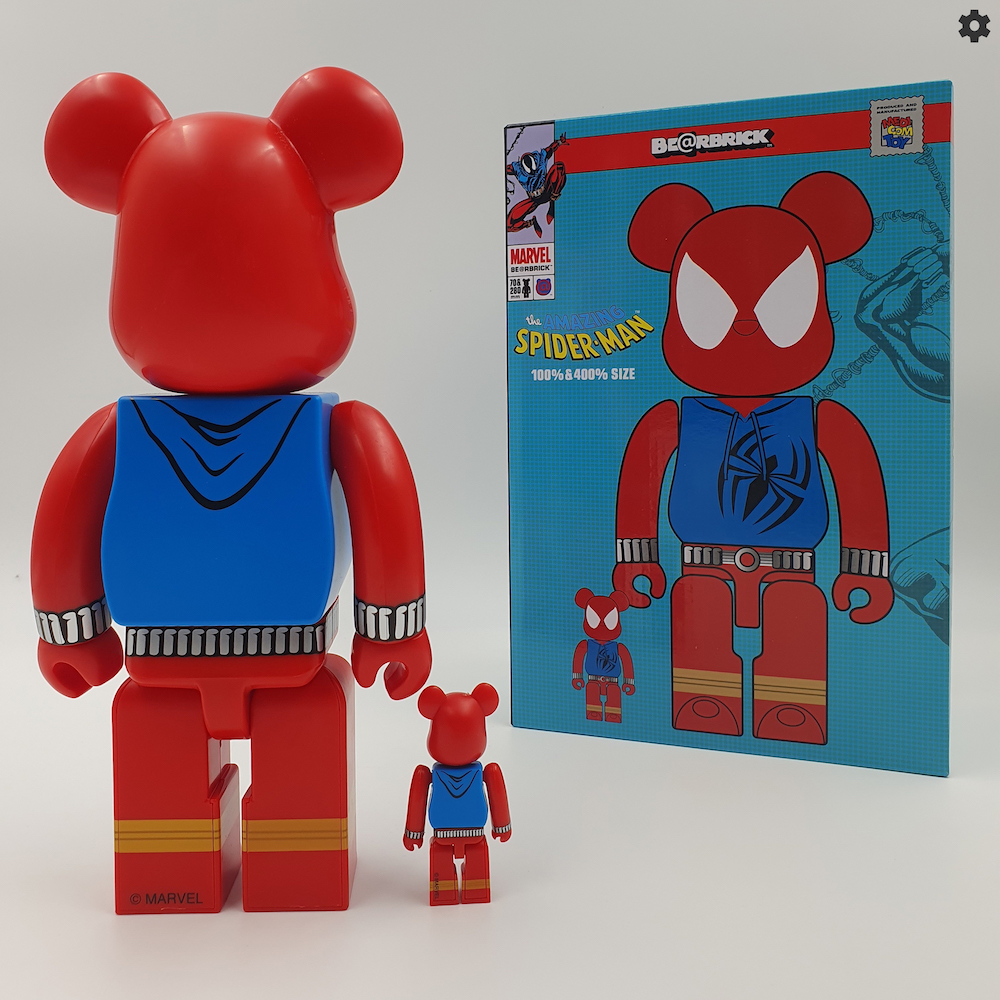 BE@RBRICK SCARLET SPIDER 100% & 400% - おもちゃ