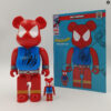 BE@RBRICK SPIDERMAN SCARLET COSTUME 400% 100% 2022