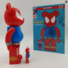 BE@RBRICK - BE@RBRICK SCARLET  SPIDER 100％ &amp; 400％ Medicom 400% + 100% Bearbrck ~ Marvel Spiderman Be@rbrck