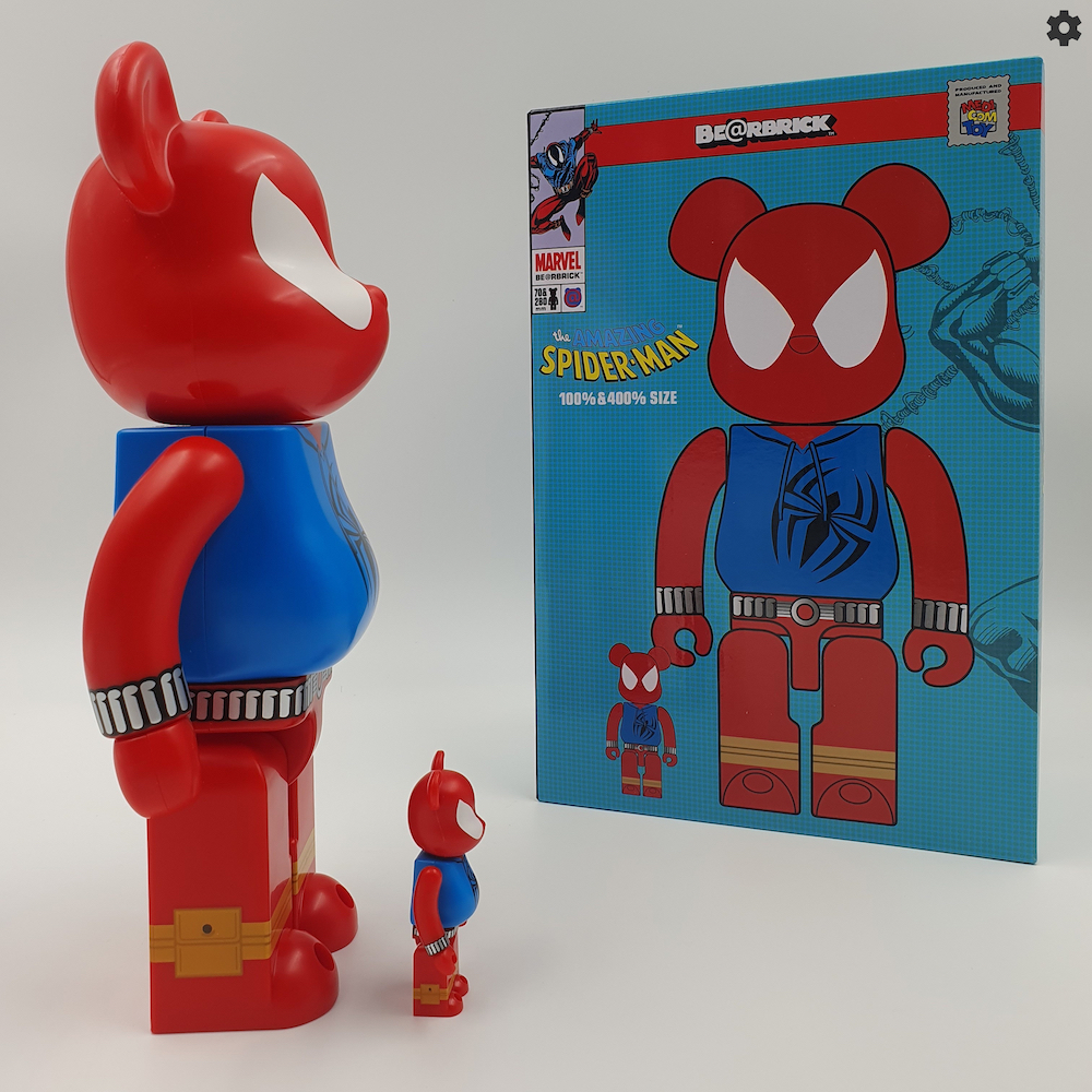 BE@RBRICK SCARLET SPIDER 100% & 400% - おもちゃ