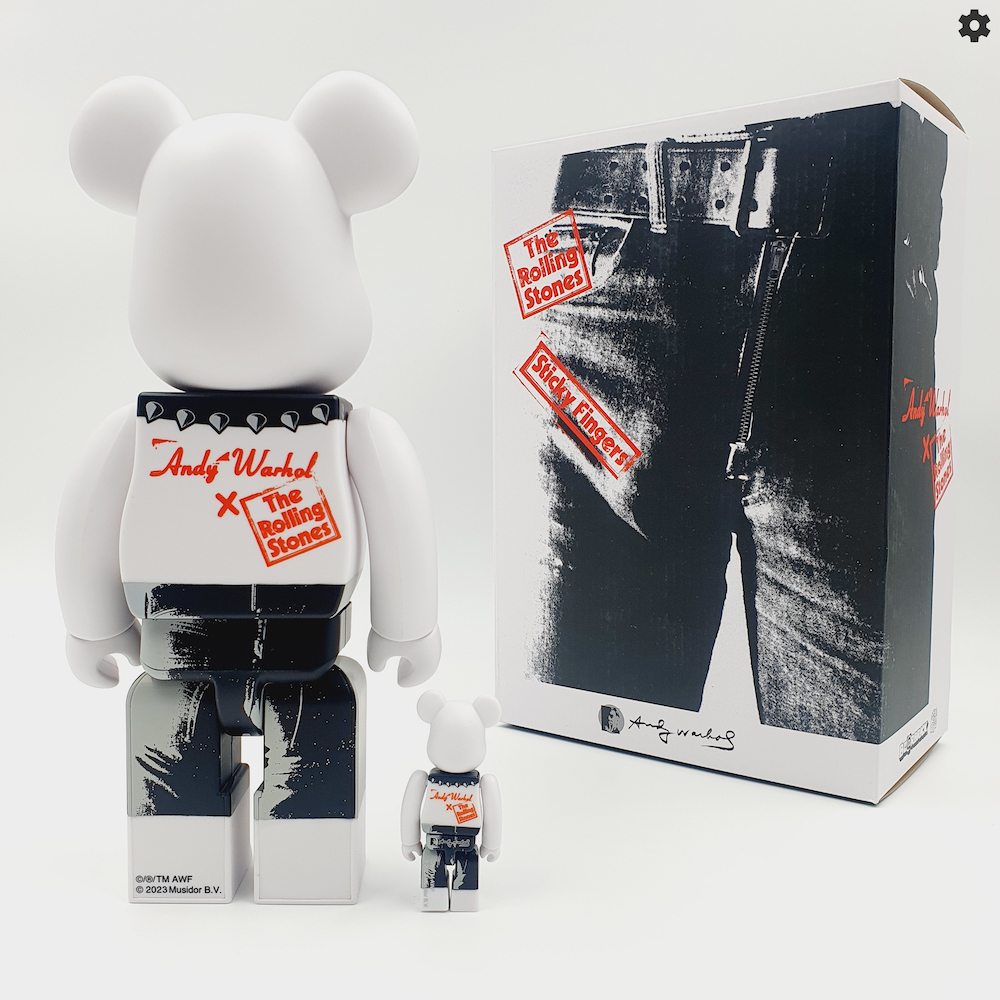 BE@RBRICK THE ROLLING STONES STICKY FINGERS 400% 100% 2022