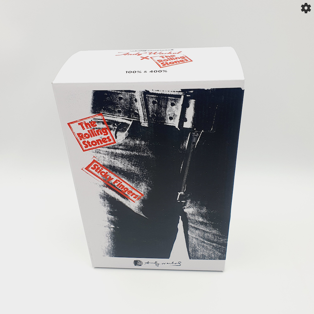 BE@RBRICK THE ROLLING STONES STICKY FINGERS 400% 100% 2022