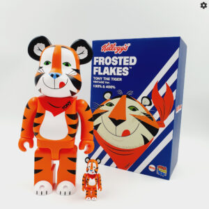 BE@RBRICK TONY THE TIGER VINTAGE 100％ & 400％ 2021 - Front View