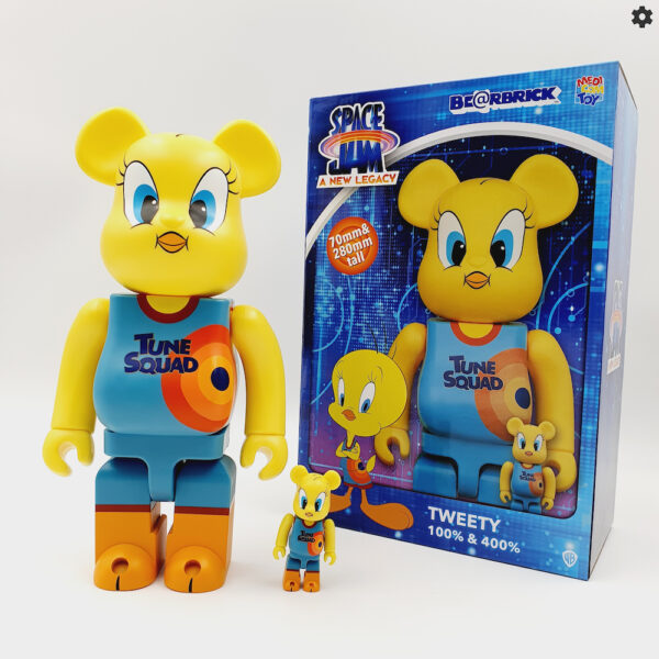 BE@RBRICK TWEETY 100％ & 400％ 2022 - Front View