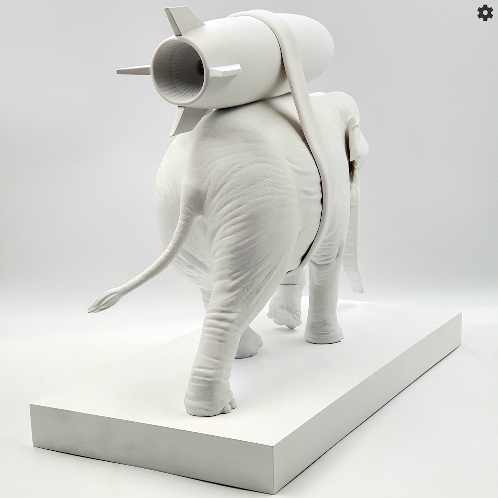 BANSKY X BRANDALISED ELEPHANT BOMB 2020 - The Factory Concept Store