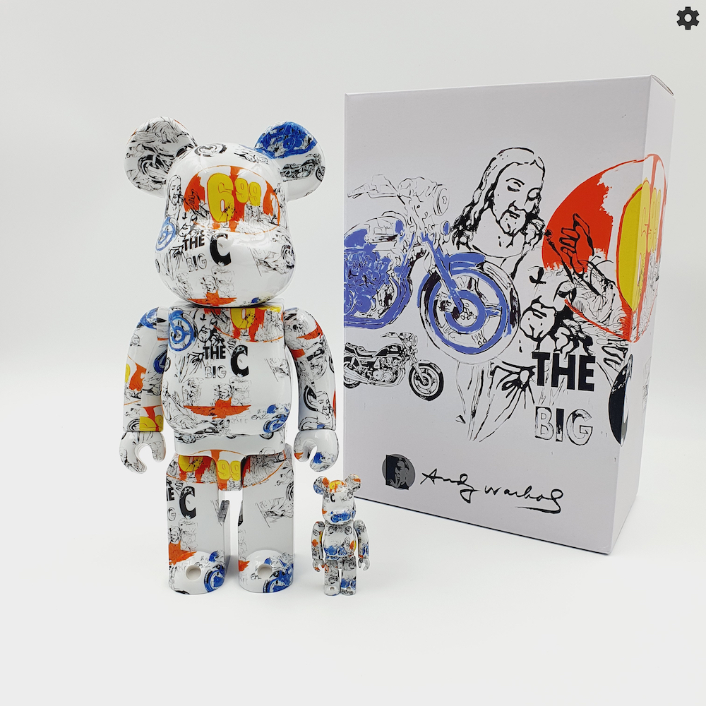 BE@RBRICK ANDY WARHOL THE LAST SUPPER 400% 100%