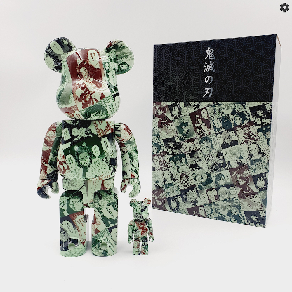 BE@RBRICK DEMON SLAYER Kimetsu no Yaiba 400% 100%