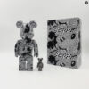 BE@RBRICK MICKEY MOUSE X KEITH HARING USA EXCLUSIVE 400% 100%