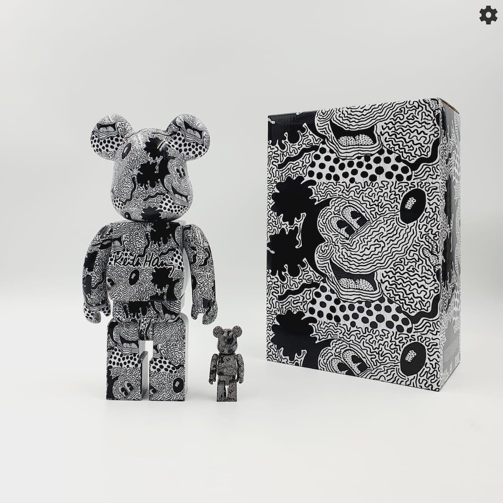 セット割BE@RBRICK Keith Haring Mickey Mouse1000％ その他
