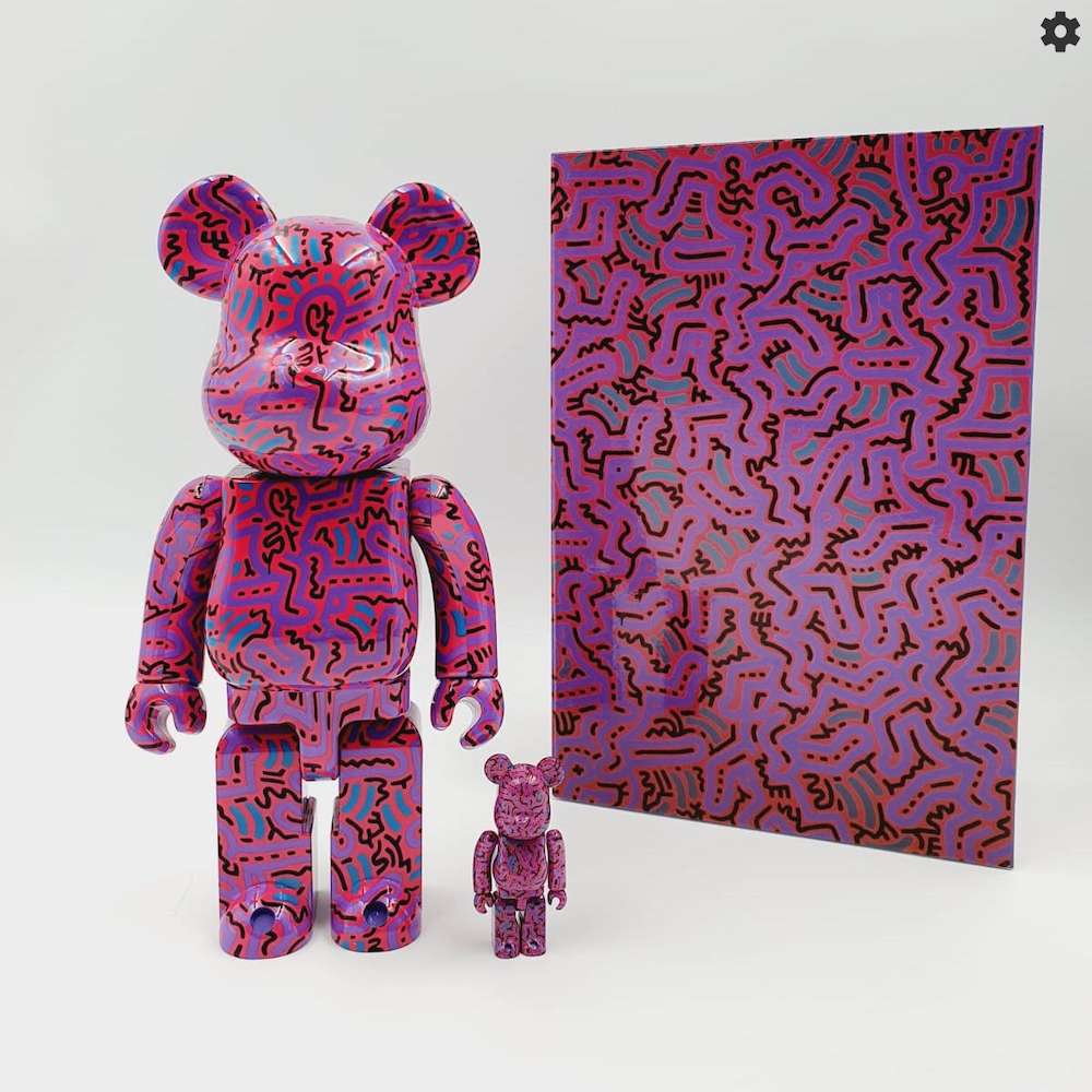 日本において販売 Keith Haring Bearbrick 400% 100% - フィギュア