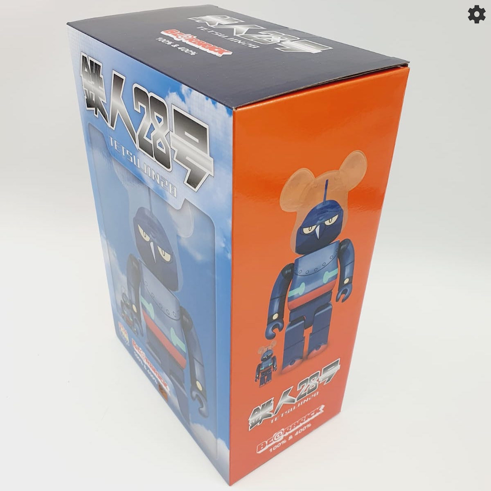 BE@RBRICK Tetsujin 28-GO 400% 100%