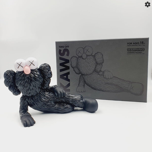 KAWS TIME OFF BLACK 2023 - Front View