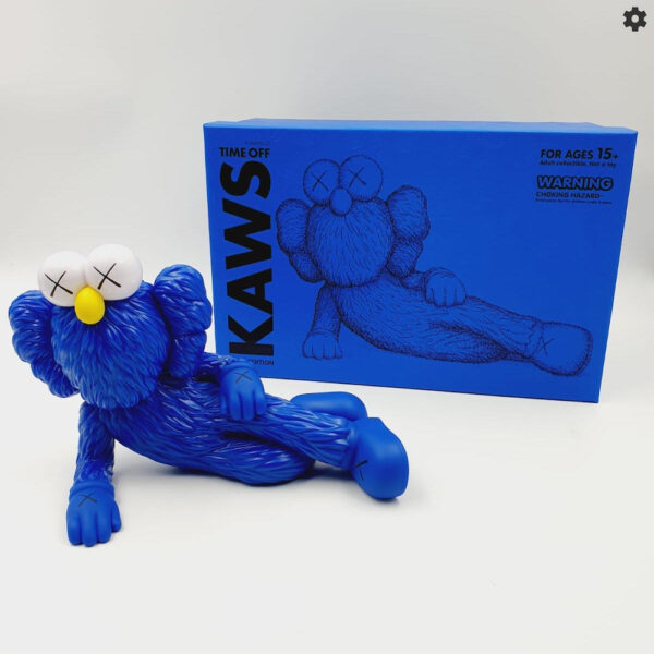 KAWS TIME OFF BLUE 2023 - Front View