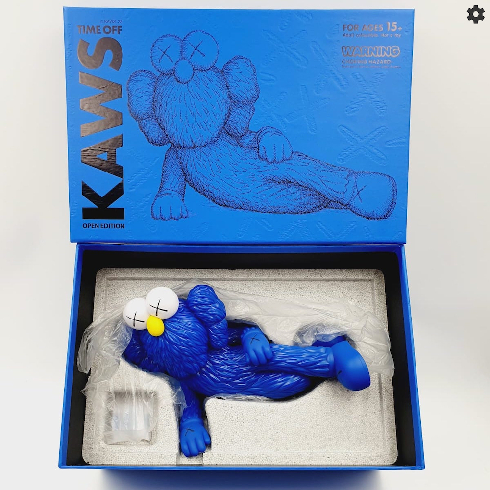 KAWS TIME OFF BLUE