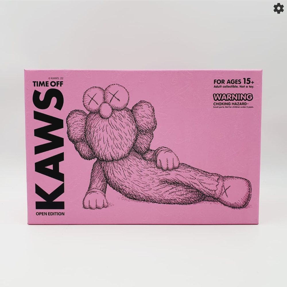 KAWS TIME OFF PINK 2023 - The Factory Concept Store