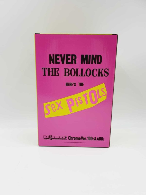 Sex Pistols x Medicom Toy Be@rbrick - Sex Pistol Never Mind The Bollocks Chrome edition 400% 100% Bearbrick 2024 - Image 9