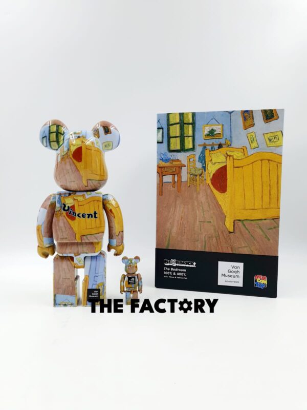 Medicom Toy x Vincent Van Gogh - Be@rbrick The Bedroom 400% 100% Bearbrick 2024 - Image 3