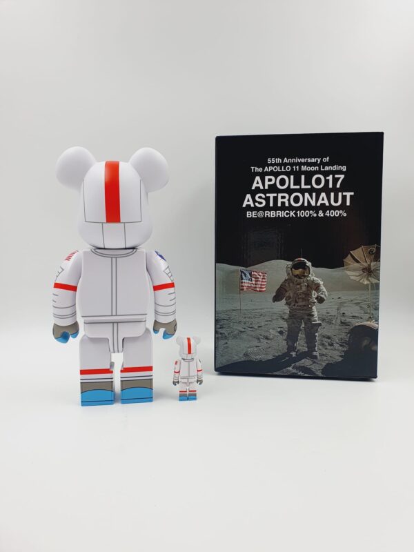 Be@rbrick Apollo 17 Astraunaut  400% & 100%  Bearbrick 2024 - Image 3