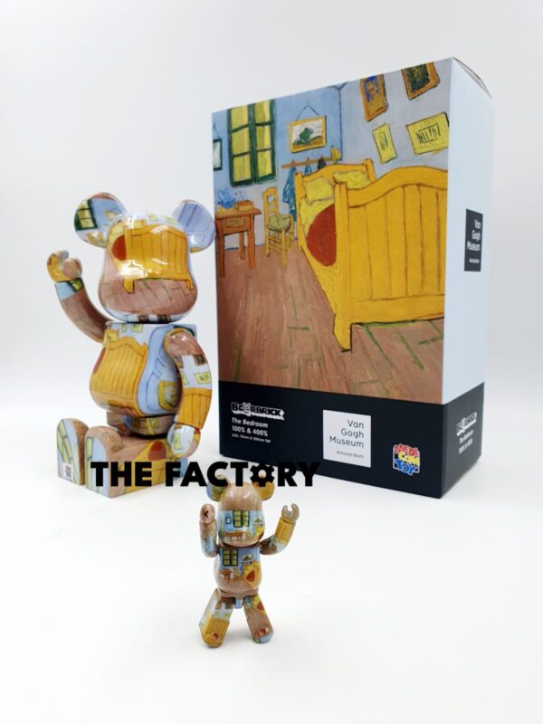 Medicom Toy x Vincent Van Gogh - Be@rbrick The Bedroom 400% 100% Bearbrick 2024 - Image 5