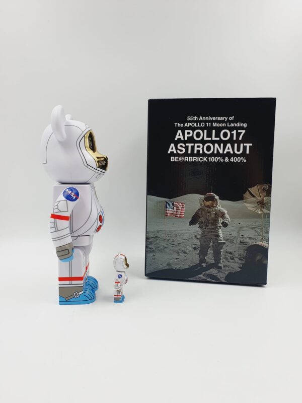 Be@rbrick Apollo 17 Astraunaut  400% & 100%  Bearbrick 2024 - Image 8