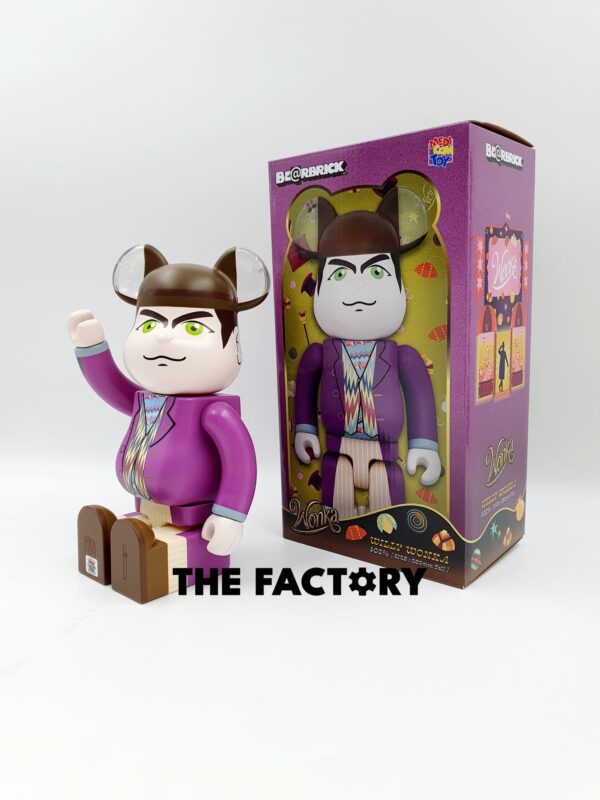 Be@rbrick Willy Wonka x Medicom Toy 400% Bearbrick 2024 - Image 3