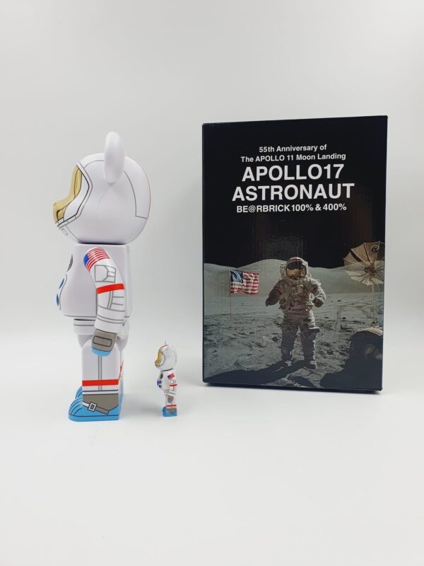 Be@rbrick Apollo 17 Astraunaut  400% & 100%  Bearbrick 2024 - Image 6